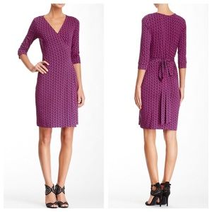 Diane von Furstenberg Silk Wrap Dress 10